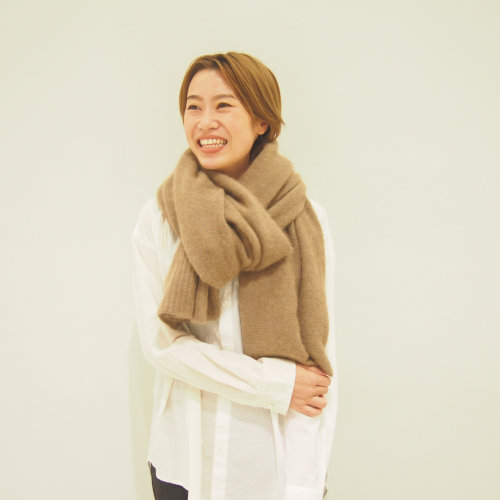 yo.oy パドカレ pas de calais 黒 ラクーンストール yo.oy様専用