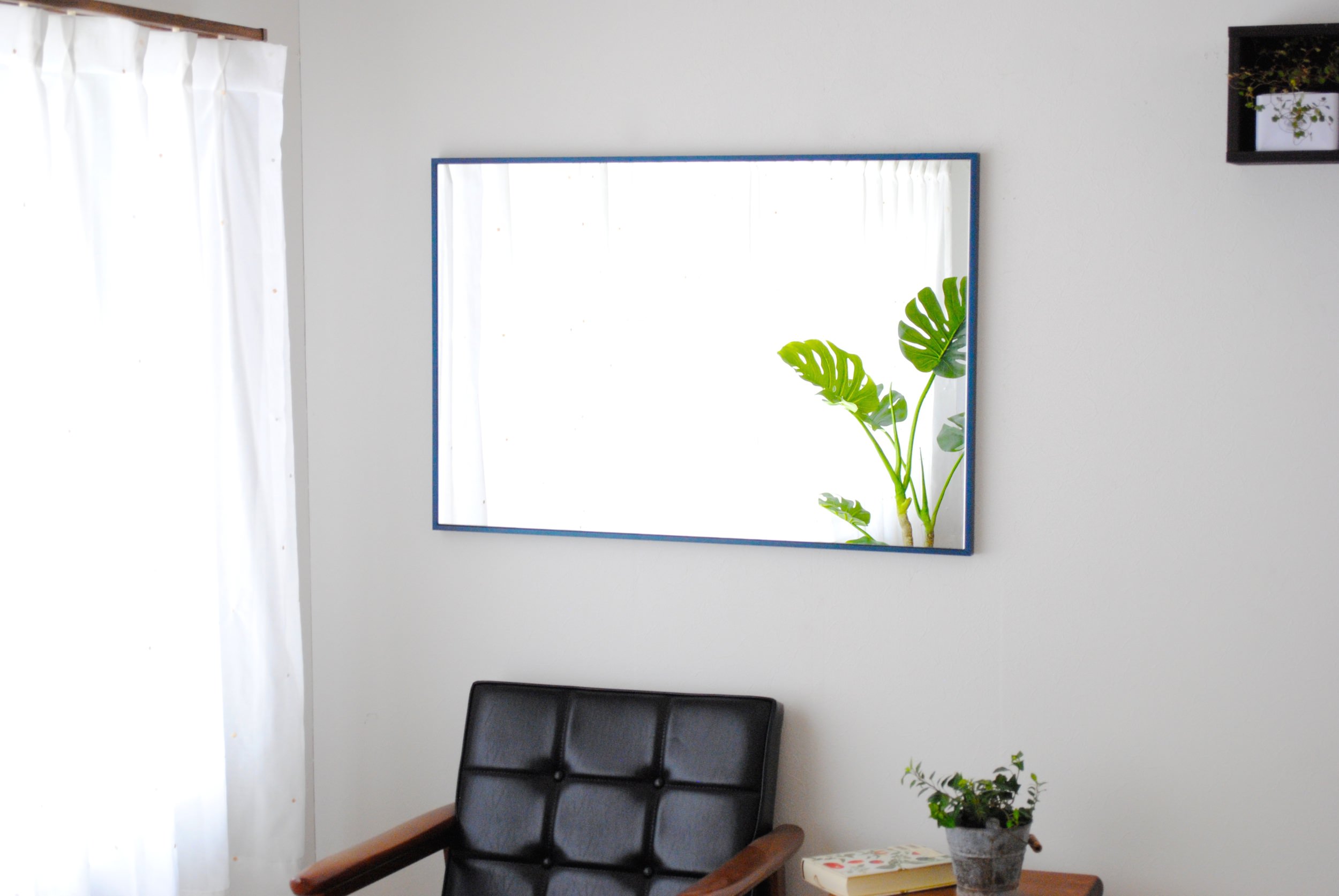 Libra リブラ ウォールミラー 全身 鏡 壁掛け 姿見 天然木 日本製