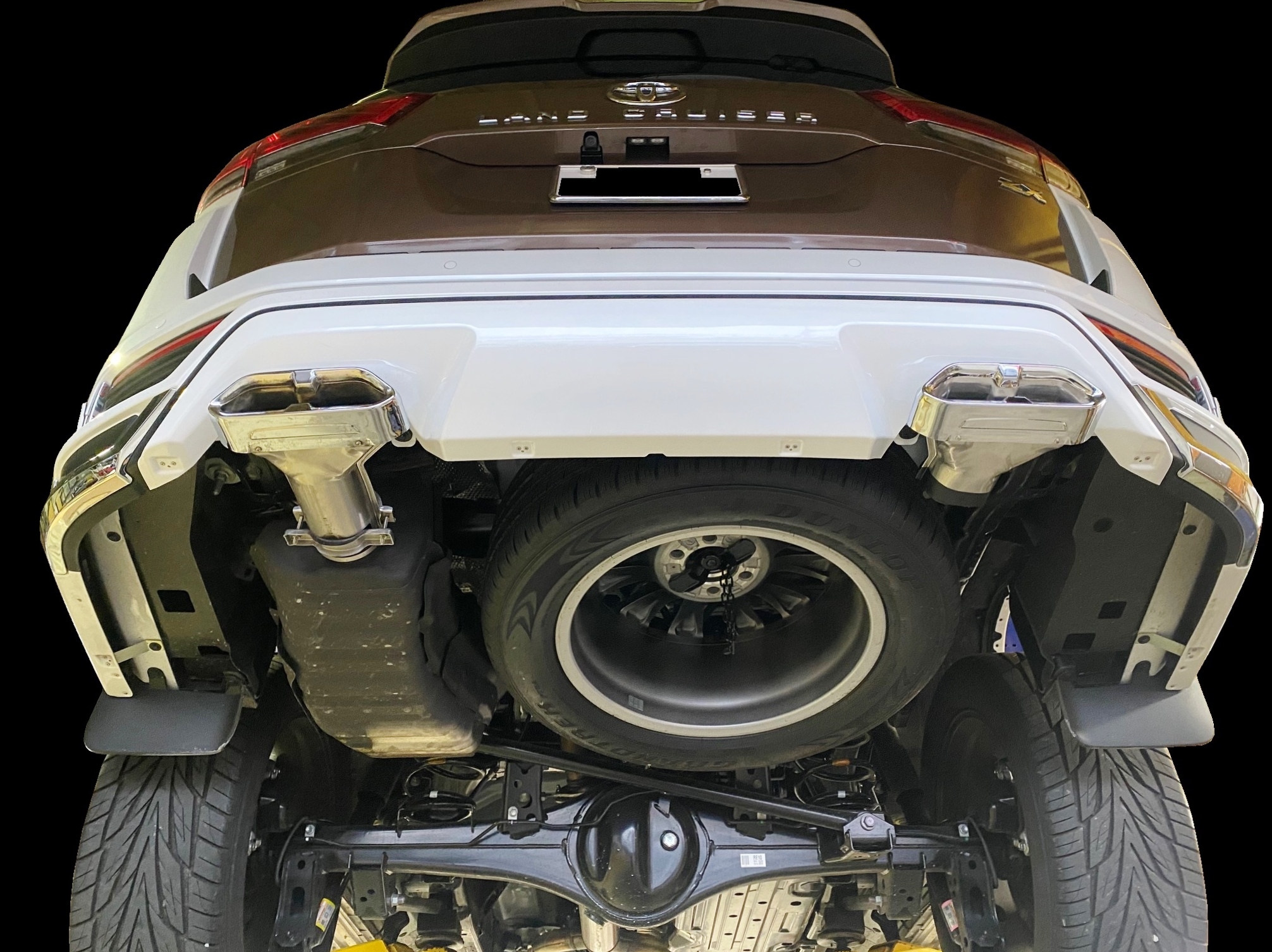 300系ランドクルーザー/モデリスタ マフラーカッター左右出しKIT