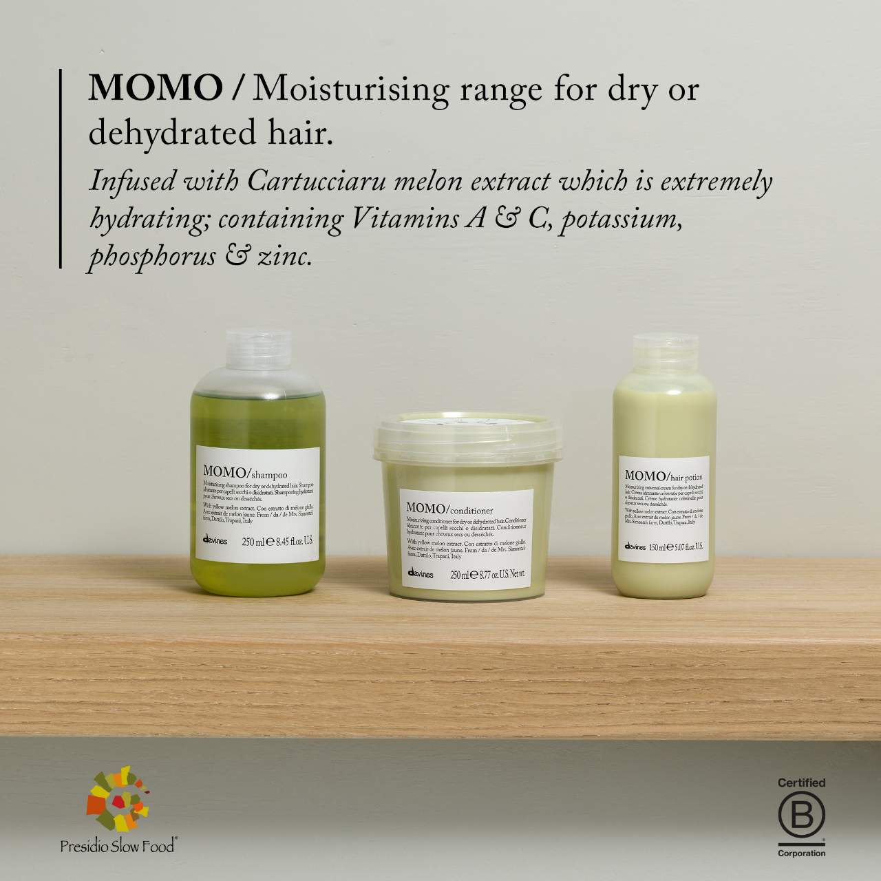 MOMO Hydrating Shampoo for Dry Hair - Davines | Sephora