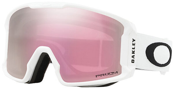 Oakley Line Miner M Goggles - Matte White w/ Prizm Hi Pink Iridium