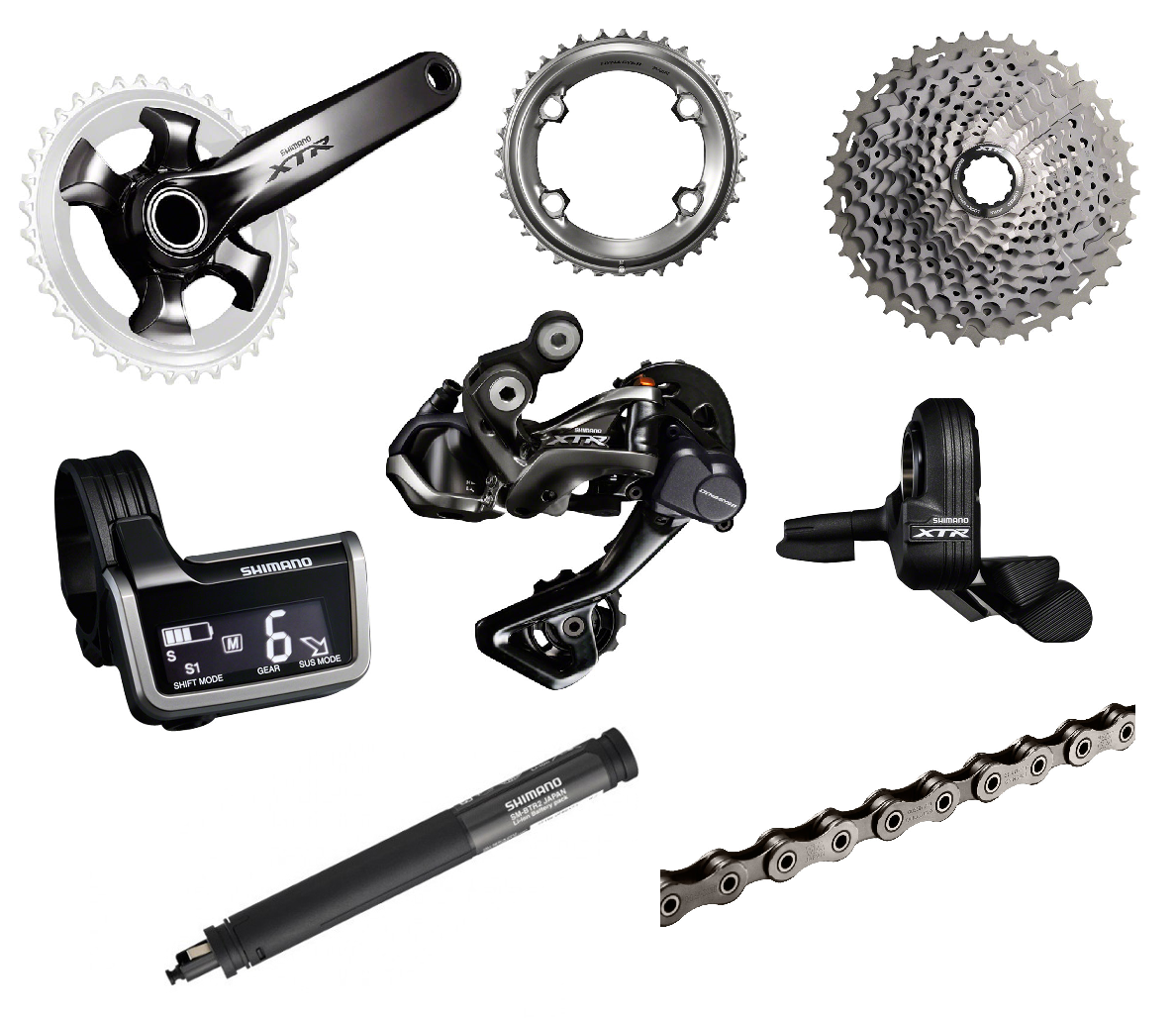 Shimano XTR 9050 175mm Di2 Complete Groupset - Brands Cycle and