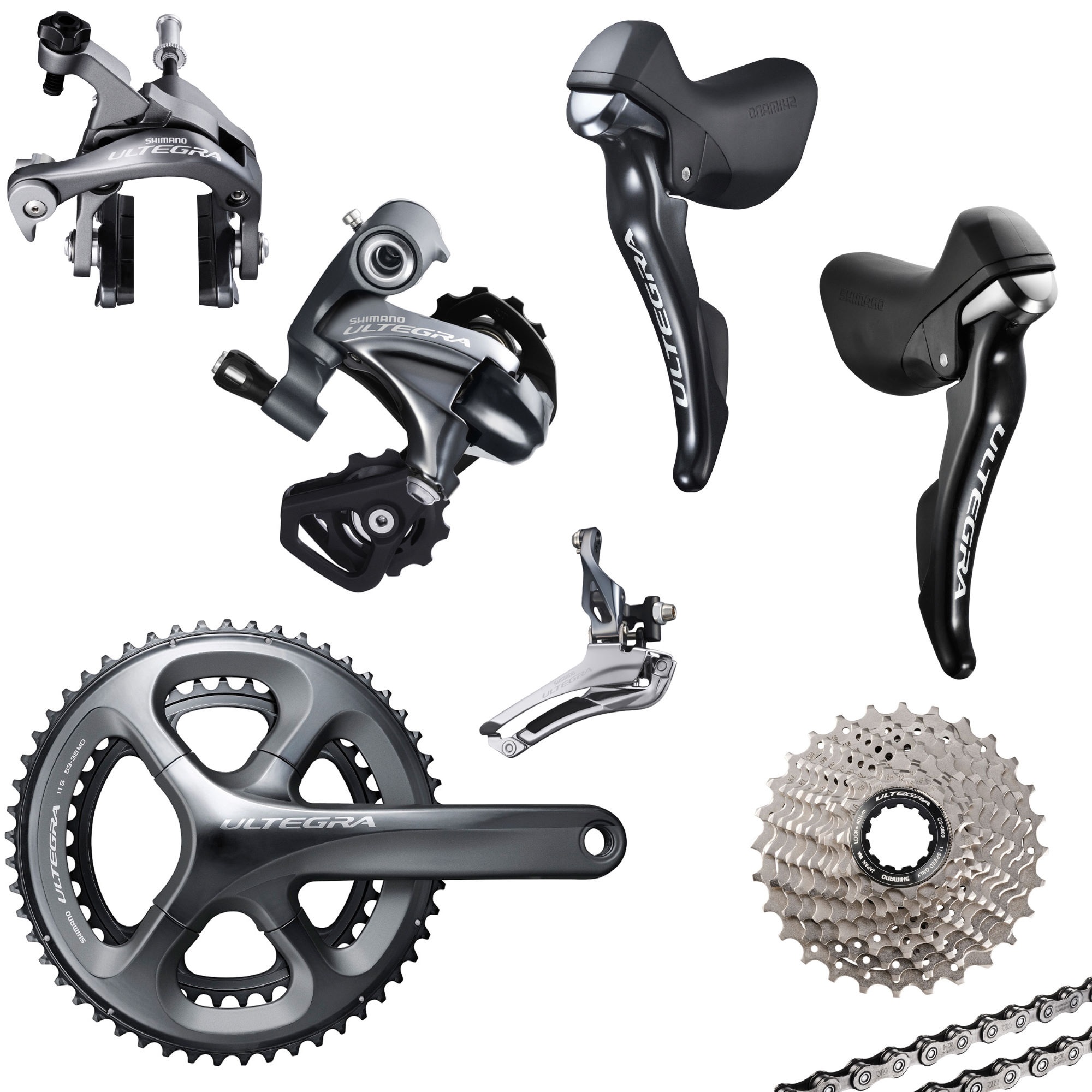 Shimano Ultegra 6800 175mm Compact Groupset - Brands Cycle and Fitness