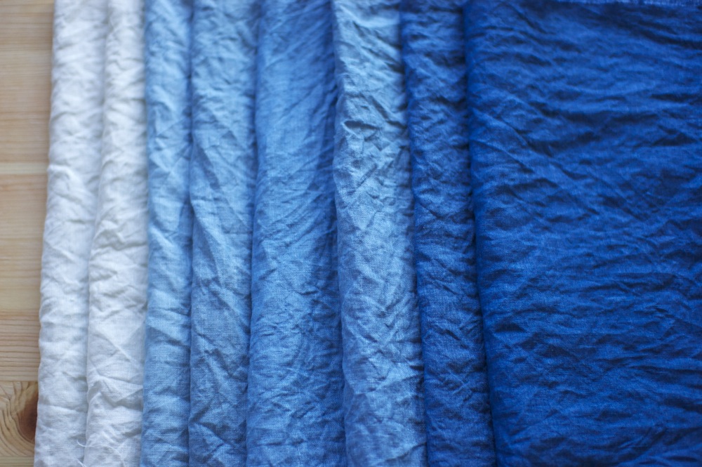 草木染め1：藍の乾燥葉染め - Shukuko Quilt - シュクコキルト