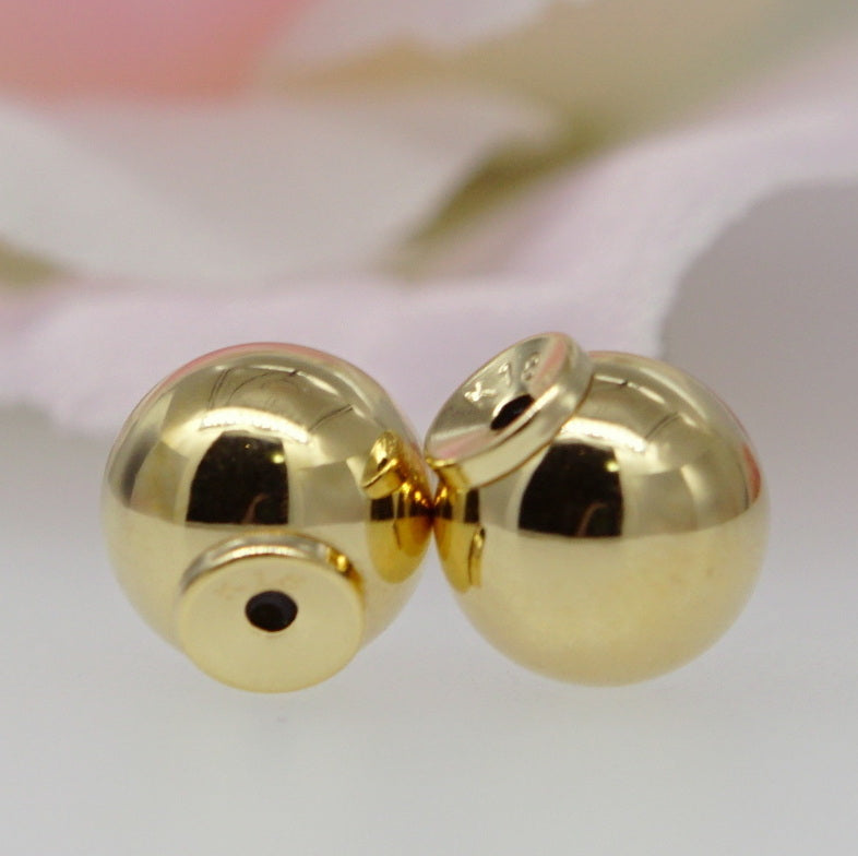 K18 ピアス キャッチ 7.0mm 丸玉 – 芝田宝飾