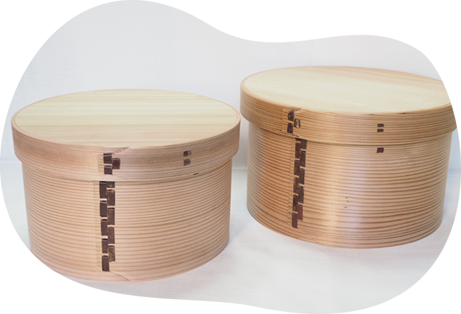 商品のご紹介｜柴田徳商店｜無形文化財である「博多曲物」 めしびつ