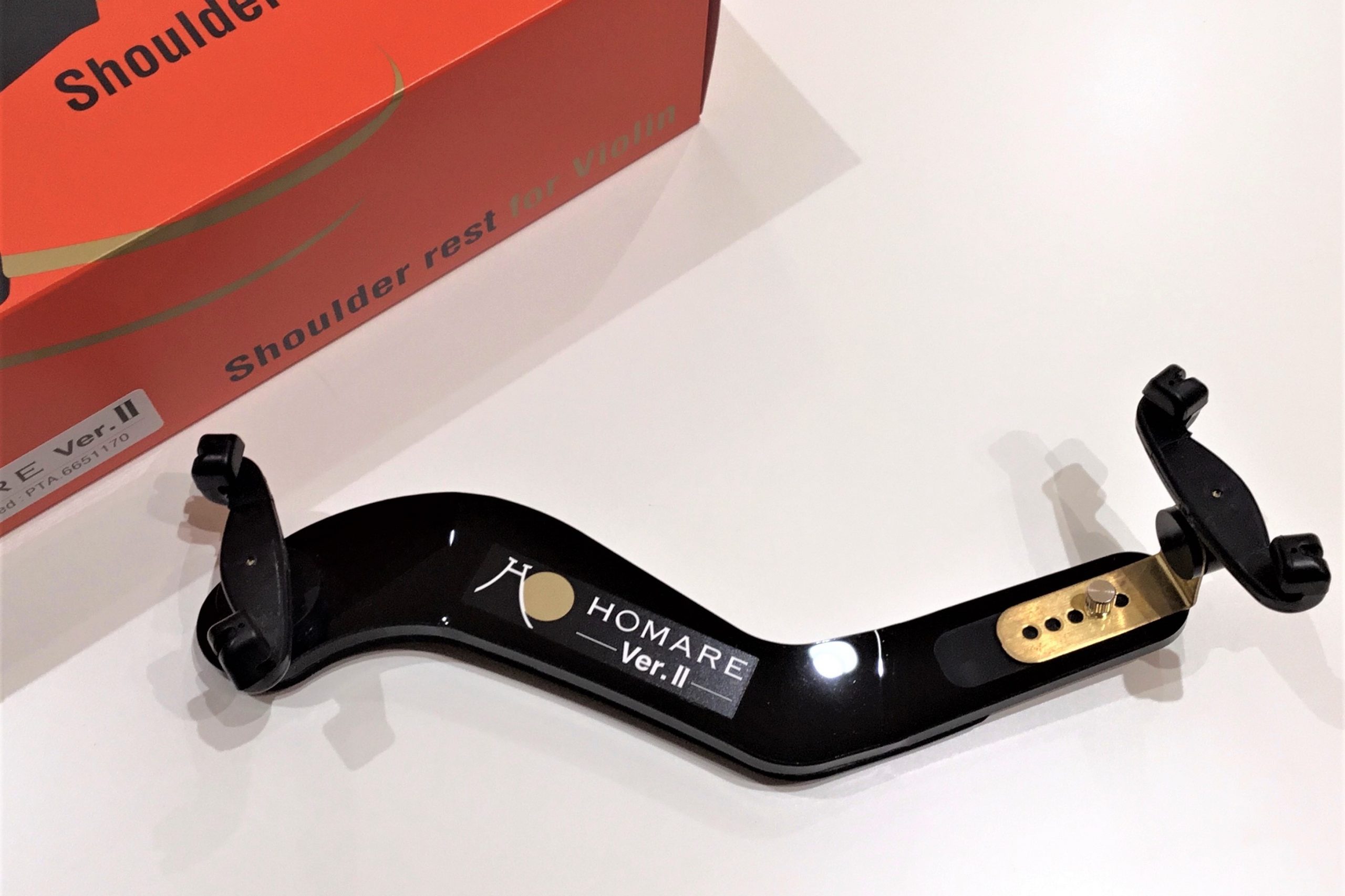 弦楽器】ヴァイオリン・ヴィオラ用肩当て「HOMARE」バージョンⅡ お