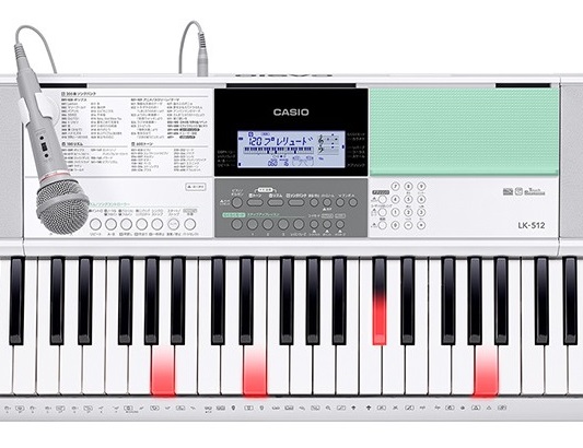 電子キーボード】 CASIO LK-512 光ナビゲーションキーボード｜島村楽器