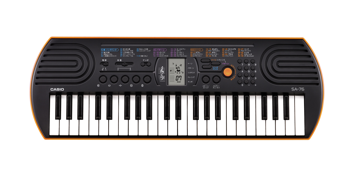 展示キーボードのご紹介】CASIO / ミニキーボード「SA-46」「SA-76