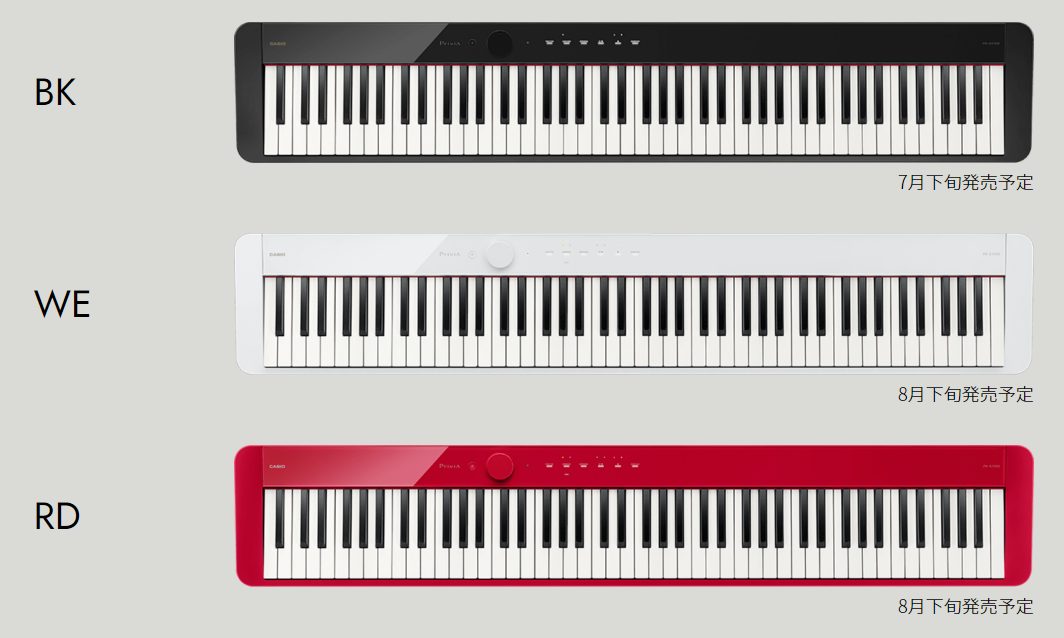 電子ピアノ新製品】CASIO PX-S1100/PX-S3100 ご予約受付中！！｜島村
