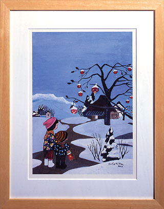 冬｜谷内六郎 表紙絵ギャラリー｜新潮社