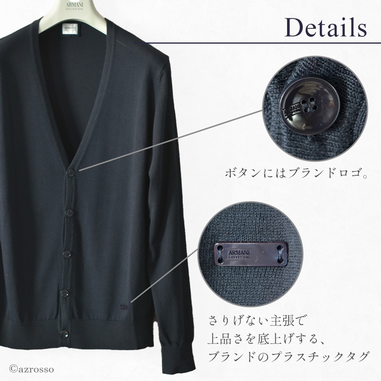 ニットカーディガン ARMANI COLLEZIONI アルマーニ コレツィオーニ