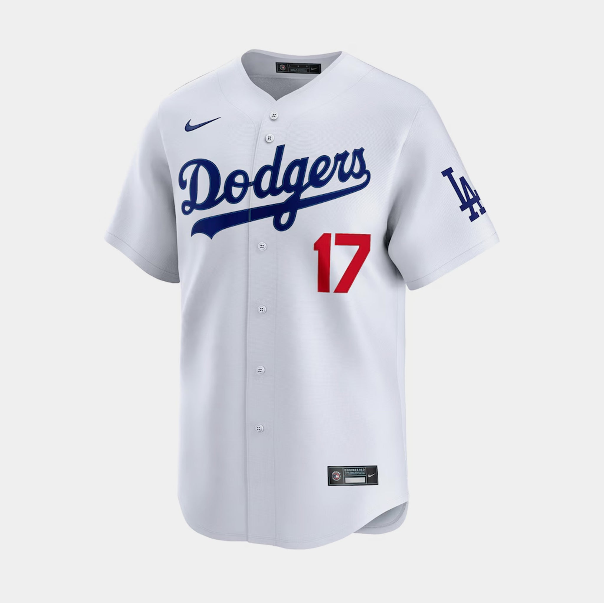 Nike Los Angeles Dodgers Shohei Ohtani #17 Home Mens Jersey White