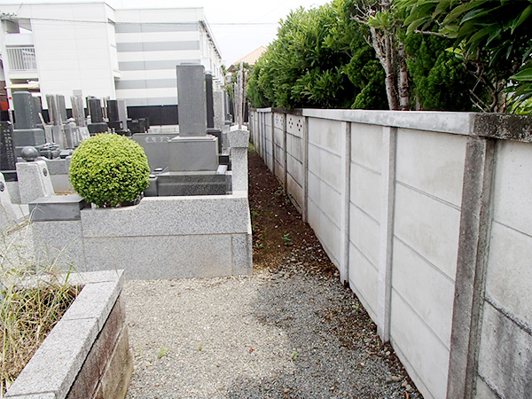 平等寺 外周塀改修工事 | 実績紹介 | 湘南造園株式会社