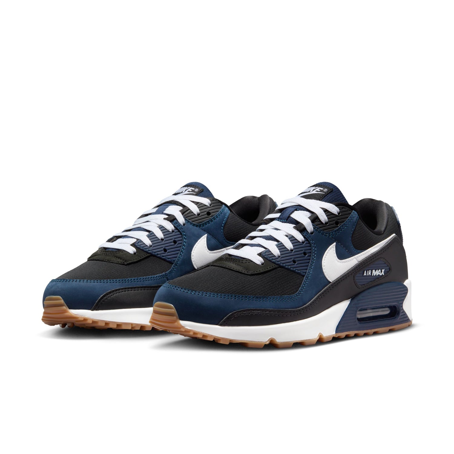 Men's Nike Air Max 90 | Midnight Navy/White/Black Gum | ShopWSS