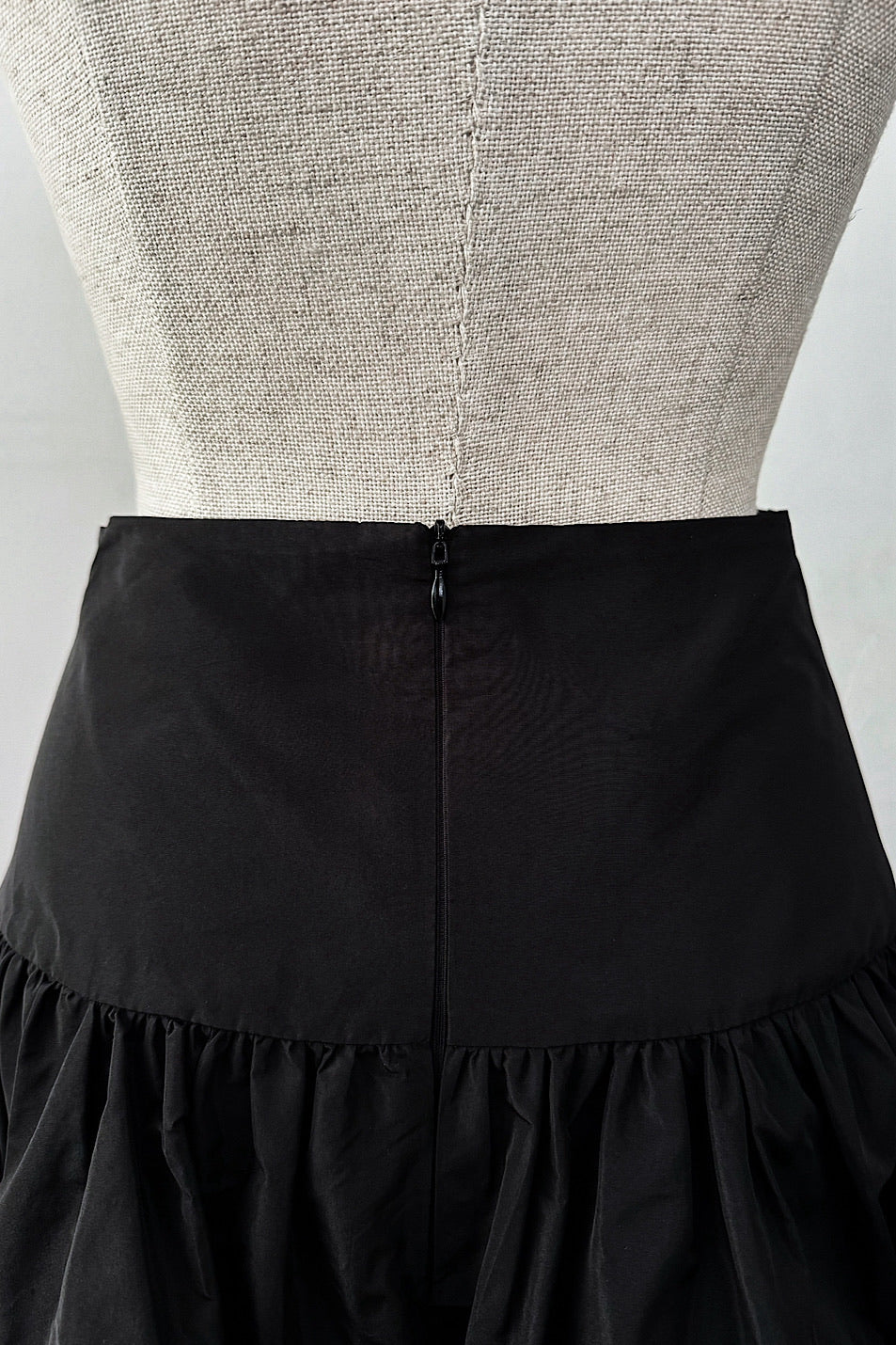 taffeta long flare skirt – shéller / シェリエ