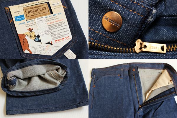 デッドストック☆70s SEARS ROEBUCKS デニムパンツ w36 - Sixpacjoe