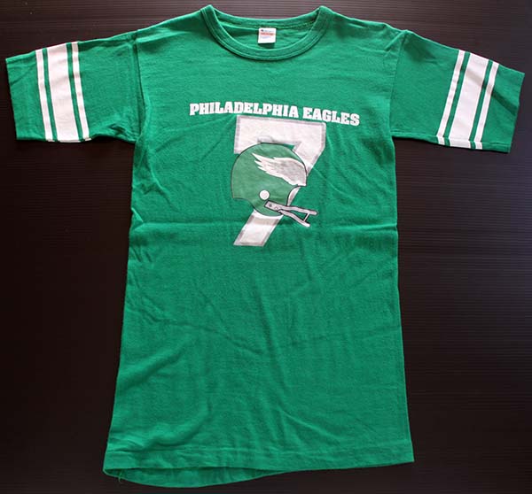 80s USA製 Championチャンピオン NFL PHILADELPHIA EAGLES コットン