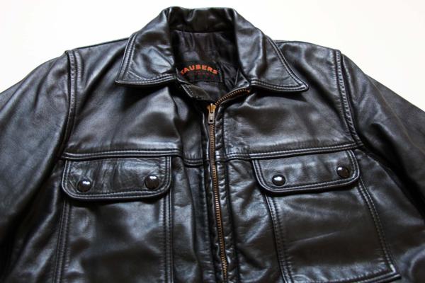 60s TAUBERS レザージャケット 黒 - Sixpacjoe Web Shop