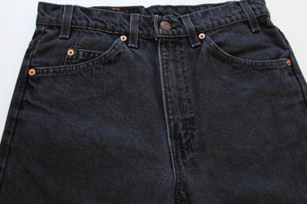 90s USA製 Levi'sリーバイス 517 ブラック デニムパンツ w32☆ブーツ