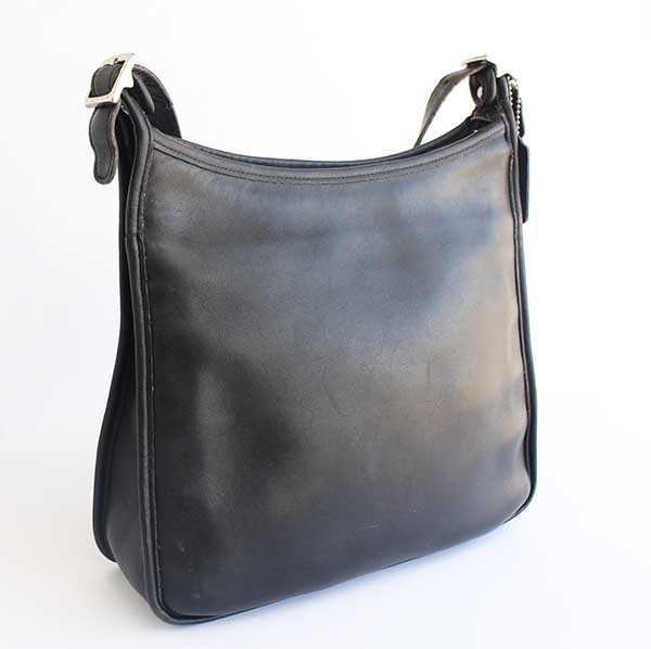 USA製 COACH オールド コーチ レザー ハンドバッグ 黒☆9073