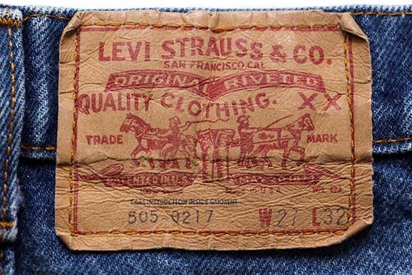 80s USA製 Levi'sリーバイス 505 黒カン デニムパンツ w27 L32