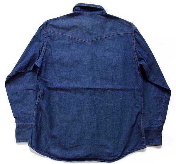 70s Sears ROEBUCKS デニム ウエスタンシャツ L - Sixpacjoe Web Shop