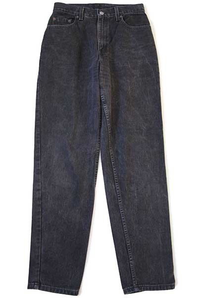 00s USA製 Levi'sリーバイス 550 ブラック デニムパンツ 8 MIS M☆89
