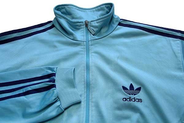 90s adidasアディダス トレフォイル ビッグロゴ刺繍 トラック