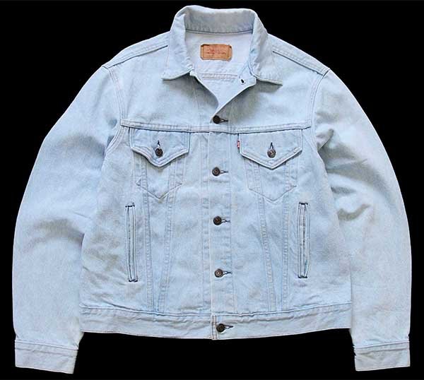 80s USA製 Levi'sリーバイス 70506 デニムジャケット 4ポケット アイス