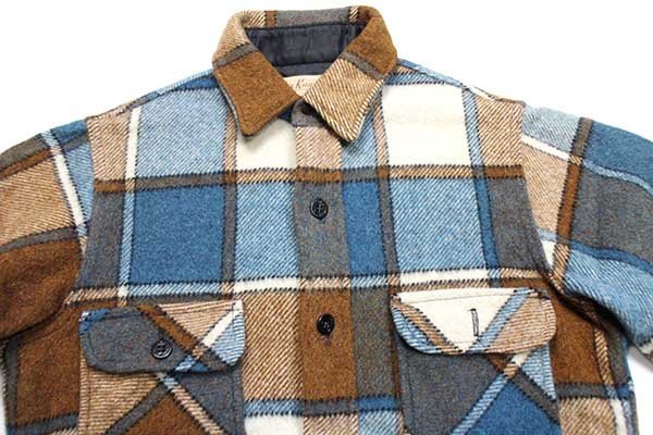 60s Fox Knapp チェック CPO ウールシャツ ボーイズ18 - Sixpacjoe Web