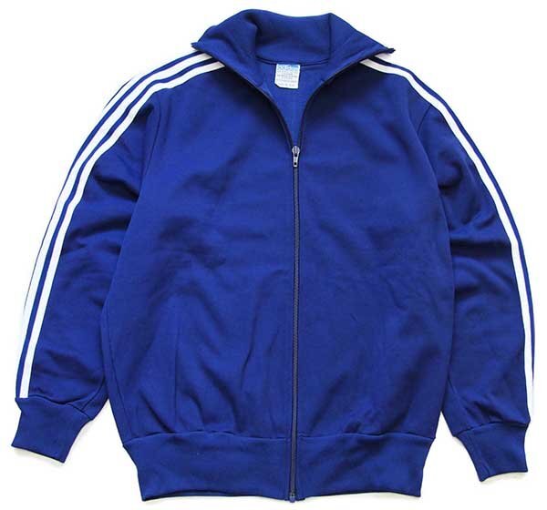 80s 西ドイツ製 adidasアディダス ハイネック 無地 トラックジャケット