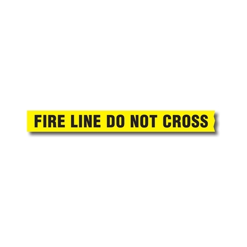 Barrier Tape Fire Line Do Not Cross with Dispenser Box 1 each
