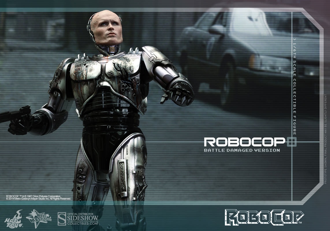 Robocop RoboCop Battle Damaged Version Sixth Scale Figure by