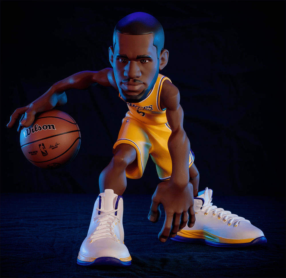 LeBron James SmALL-STARS Collectible Figure by Base4 Ventures LLC