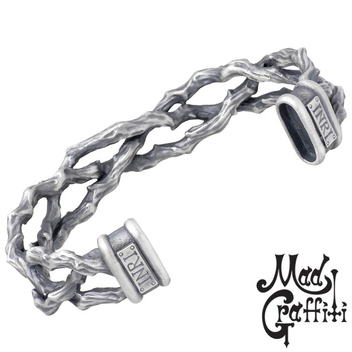 Mad Graffiti【マッドグラフィティ】シルバー バングル パッション M