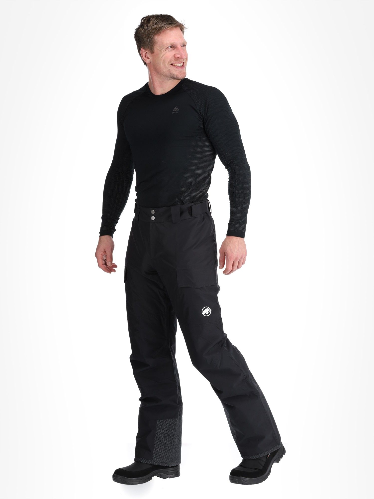 Mammut, Fall Line HS Thermo ski pants men Black black