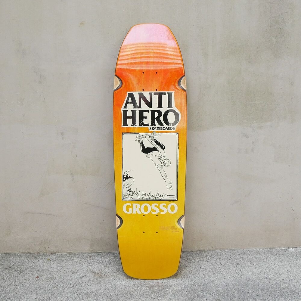 ANTI-HERO SSD 25 GROSSO HAND PLANT 9.25 WHEEL WELLS SQUARE EDGE