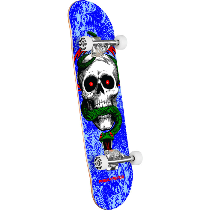 Powell Peralta Skull & Snake Birch Complete Skateboard Blue - 8.25