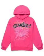Sp5der P*NK V2 Hoodie Pink - Spider Hoodie