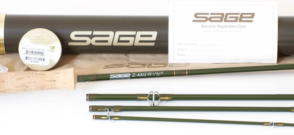 Sage Z-Axis 890-4 9' 8wt Fly Rod - Spinoza Rod Company