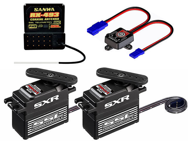 サンワ プロポ MT-5 受信機 RX-493i サーボ PGS-CXⅡ
