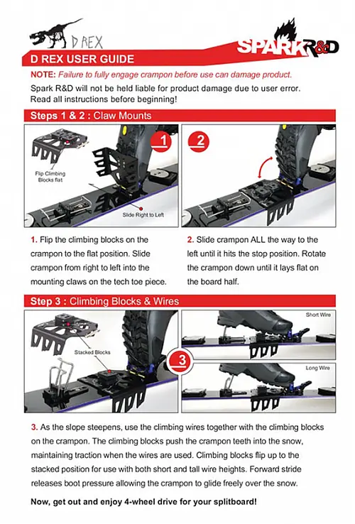 Spark DRex Crampons | Splitboards Europe English
