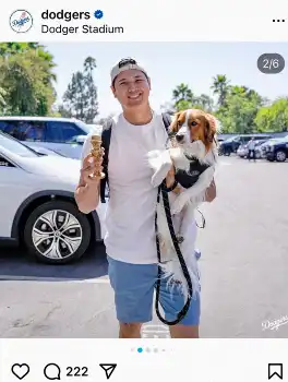 記事全文】大谷翔平 ボブルヘッドが配布される愛犬・デコピンと球場