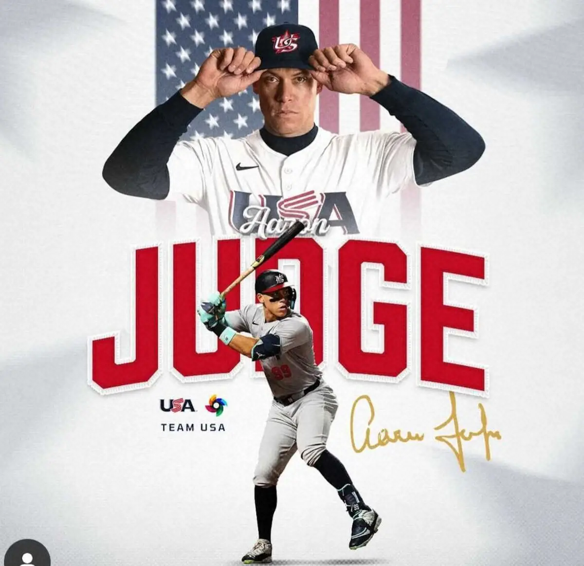 26年WBC アーロン・ジャッジが米国代表の主将に就任 連覇狙う侍の最大