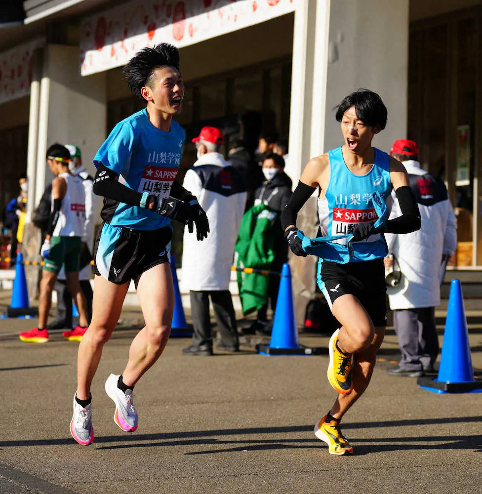 30】山梨学院陸上競技部ジャージ上下セット アシックス 山梨学院大学