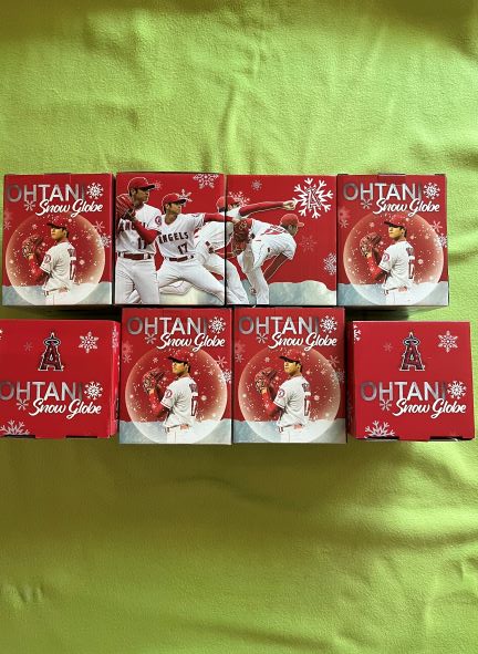 大谷翔平選手6月24日エンジェルス球場25000個限定配布Christmas Snow