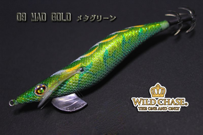 WILD CHASE 3.5号ラトル (09) MAD GOLD - エギングショップ SQUID MANIA