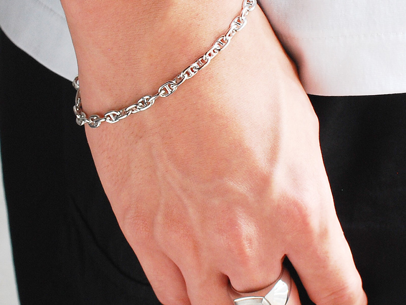 LIEN CHAIN BRACELET/GARDEL（ガーデル） - DEFI - シルバー