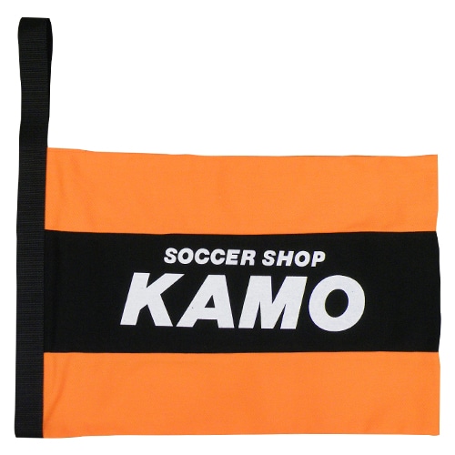 KAMOオリジナル シューズケース 橙×黒×橙×白／サッカーショップKAMO